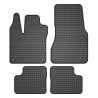 Tappetini compatibili con Smart Forfour II 2014-2020, su misura in Gomma