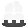 Tappetini compatibili con Volkswagen Sharan II 2010-2022, su misura in Gomma