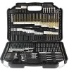 Set accessori trapano 246pz punte legno metallo calcestruzzo con valigetta