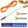 Bruciatore a gas propano-butano 1850°C tubo 5m ugello Ø60 mm 58 kW 4000 g/h