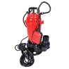 Pompa sommersa elettrica con galleggiante 750W portata 18.000 l/h per acque nere