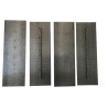 Pale per Lisciatrice | 45,5x15 cm | M8 | Spessore 2 mm | Distanza tra viti 12 cm | Acciaio