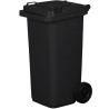Bidone Pattumiera Contenitore per Spazzatura Rifiuti | da 120-240 Litri | EN840 | con Ruote | Sistema di Aggancio per Prelievo Meccanico | in Plastica