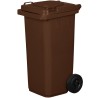Bidone Pattumiera Contenitore per Spazzatura Rifiuti | da 120-240 Litri | EN840 | con Ruote | Sistema di Aggancio per Prelievo Meccanico | in Plastica
