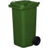 Bidone Pattumiera Contenitore per Spazzatura Rifiuti | da 120-240 Litri | EN840 | con Ruote | Sistema di Aggancio per Prelievo Meccanico | in Plastica