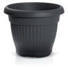 Vaso per Fiori Piante Terra DCE | Rotondo | Decorativo | in Plastica | da Interno Esterno | Design Classico